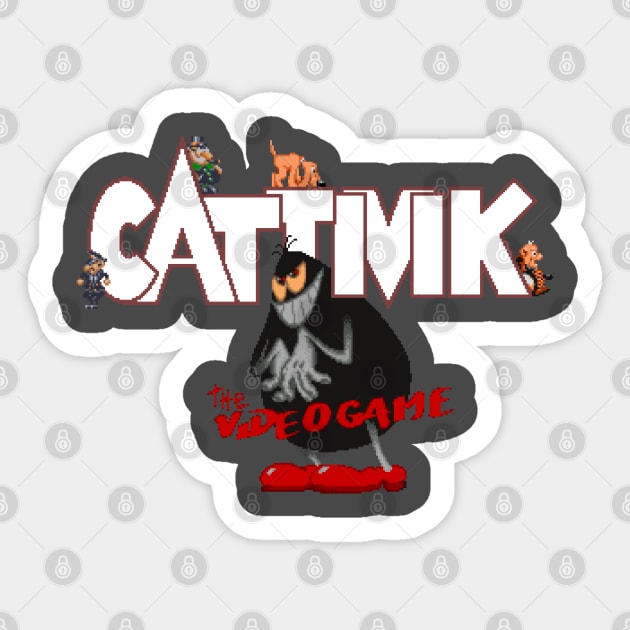 Cattivik - The Video Game Sticker by iloveamiga